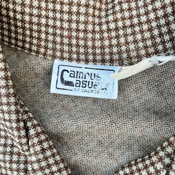 Vintage 1970s Campus Casuals Button Up Shirt - Picture 4 of 7